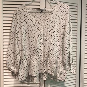 Poke-dot blouse (Size M)